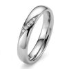 NSS3022 Dámský ocelový snubní prsten (50)