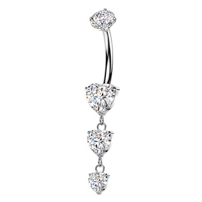 Visací piercing do pupíku - TITAN