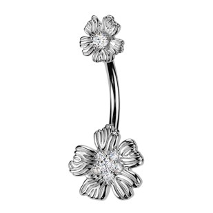 Piercing do pupíku kytička