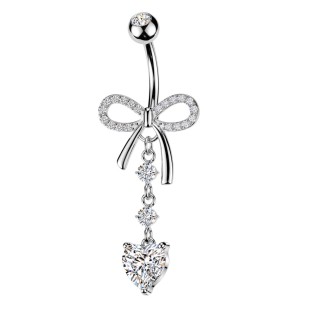 Piercing do pupíku mašlička