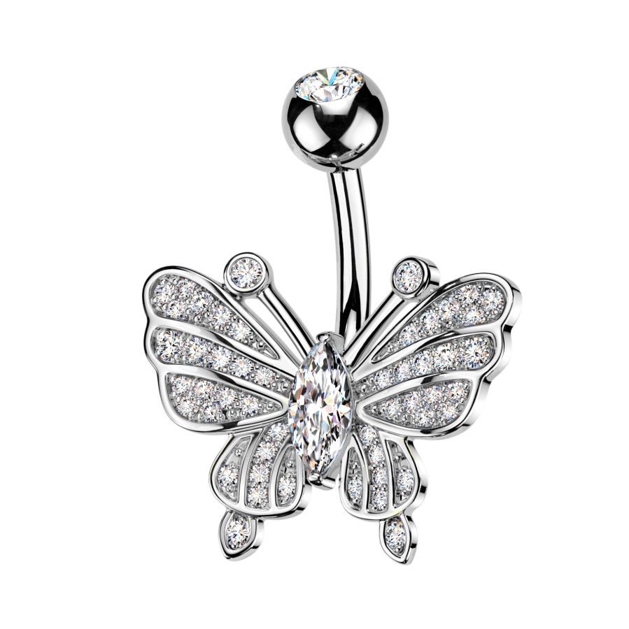 MARRE Piercing do pupíku motýlek - WP0120