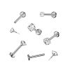 Piercing do brady - labreta TITAN (0,8 x 7 mm)