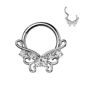 Piercing segment kruh TITAN motýlek