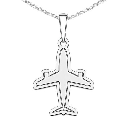 Stříbrný přívěsek letadlo