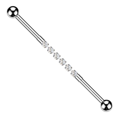 Industrial piercing s kamínky