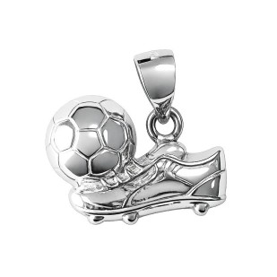 Stříbrný přívěsek fotbal