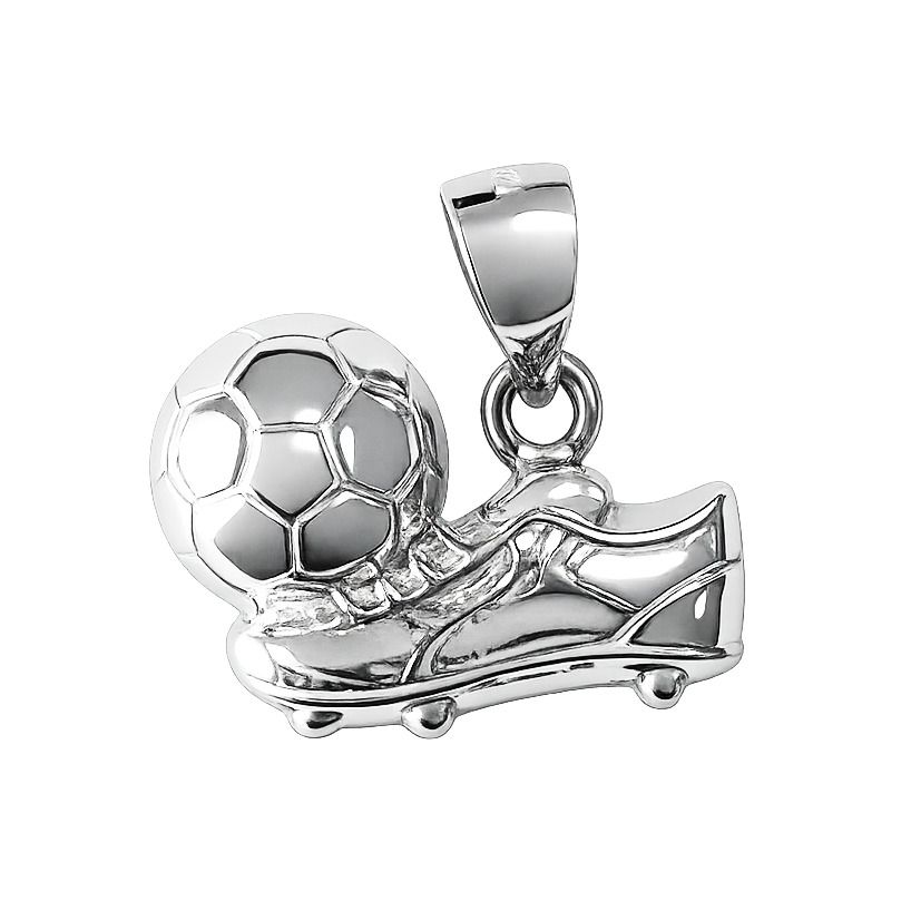 NUBIS Stříbrný přívěsek fotbal - NB-4279