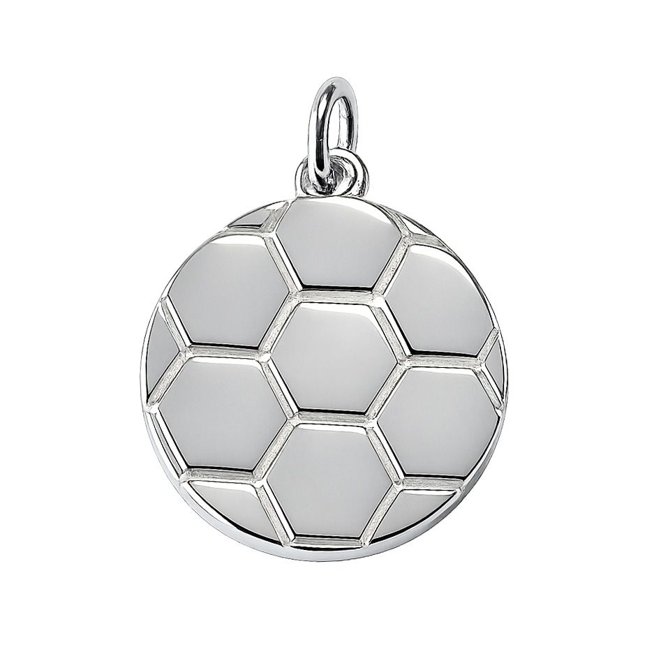 NUBIS Stříbrný přívěsek fotbalový míč - NB-4275