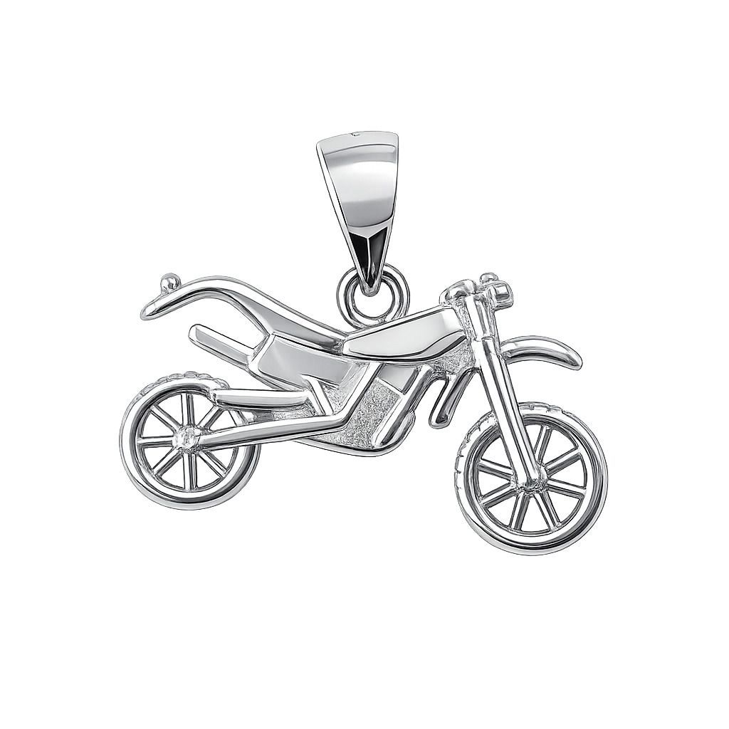 NUBIS Stříbrný přívěsek motorka - NB-4276