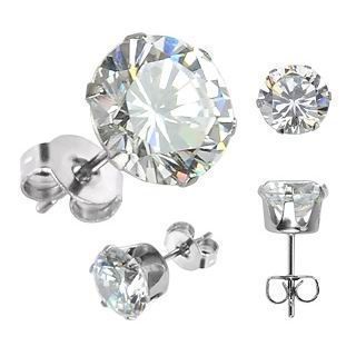 Naušnice pecky chirurgická ocel HWFXTSE01s (10 mm)