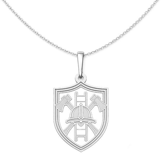 Auronitens Stříbrný přívěsek hasičský znak - PA1908