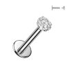 Piercing do brady - labreta TITAN Moissanit 0.11ct (3mm)
