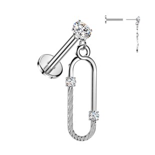 PUSH IN Piercing do ucha - labreta