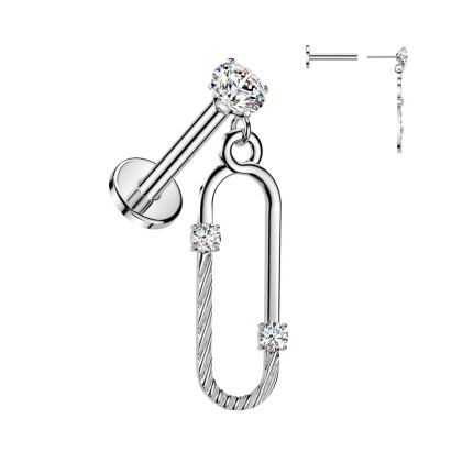 PUSH IN Piercing do ucha - labreta