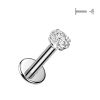 Piercing do brady - labreta TITAN Moissanit 0.11ct (3mm)