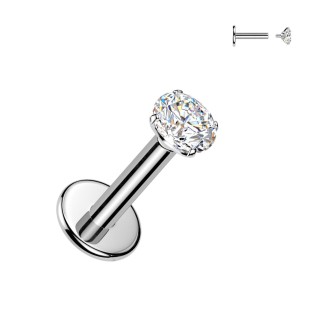 Piercing do brady - labreta TITAN Moissanit 0.11ct (3mm)