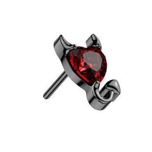 Náhradní ozdobná část k PUSH IN piercingu TITAN
