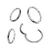 TITAN piercing - segment kruh (1,2 x 10 mm)
