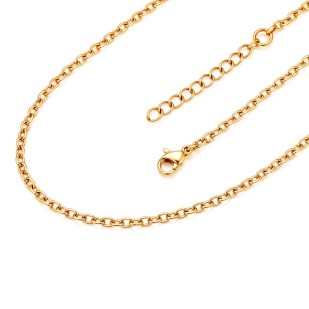 Ocelový řetízek, ROSE GOLD