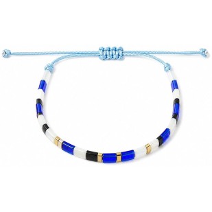 Korálkový náramek Blue