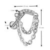 Piercing do brady - PUSH IN labreta TITAN