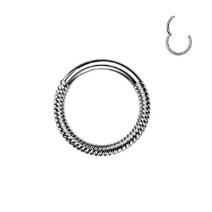 Ocelový piercing - segment kruh