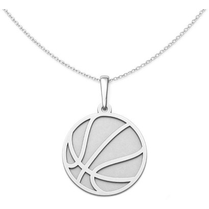 Stříbrný přívěsek basketbalový míč