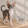 Stříbrný přívěsek kočka cornish rex