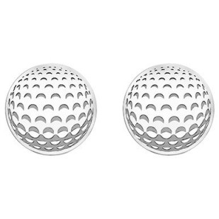 Stříbrné náušnice golfové míčky