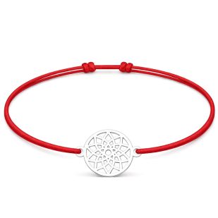 Šňůrkový náramek mandala