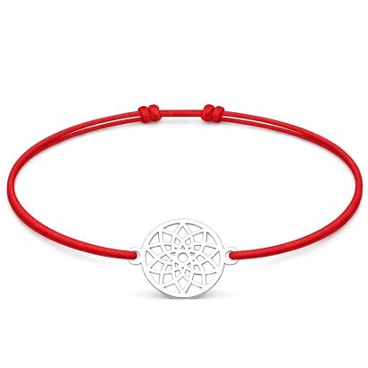 Šňůrkový náramek mandala