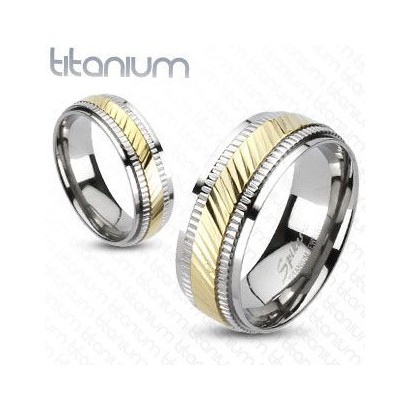 Titanové snubní prsteny 1 pár HWRTM3137