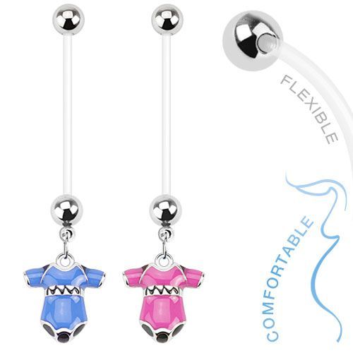 Levně Piercing do pupíku pro těhotné HWNPG1002