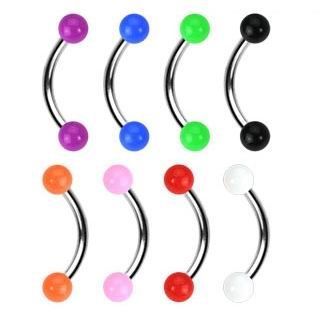 Levně S4U Piercing do obočí (zelená) - OB01121-G