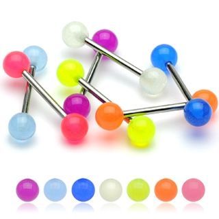 Levně S4U Piercing do jazyka (růžová) - PJ01010-P