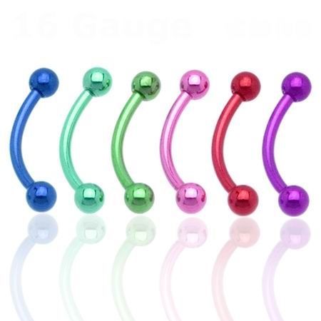 Levně S4U Piercing do obočí (fialová) - OB01159-A