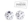 Náhradní kulička s krystaly Swarovski®, 3 mm, závit 1,2 mm (tmavě modrá)