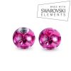 Náhradní kulička s krystaly Swarovski®, 3 mm, závit 1,2 mm (tmavě modrá)