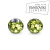 Náhradní kulička s krystaly Swarovski®, 3 mm, závit 1,2 mm (tmavě modrá)
