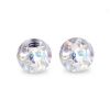 Náhradní kulička s krystaly Swarovski®, 4 mm, závit 1,2 mm (čirá)
