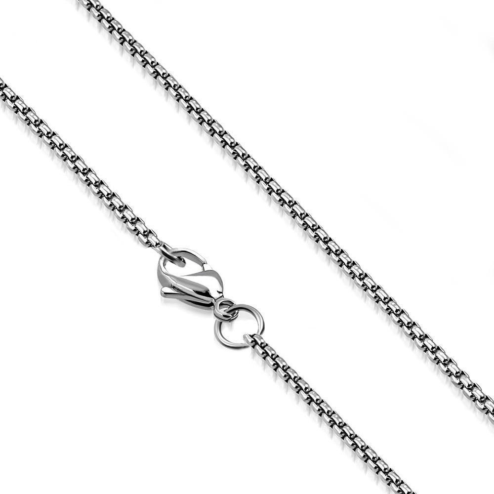 Levně Ocelový řetízek, tl. 1,5 mm (60 cm) - OPE1050-015-60