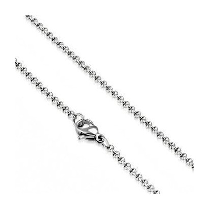 Ocelový řetízek, tl. 2 mm (45 cm)