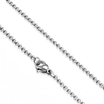S4U Ocelový řetízek, tl. 2 mm (75 cm) - OPE1215-020-75