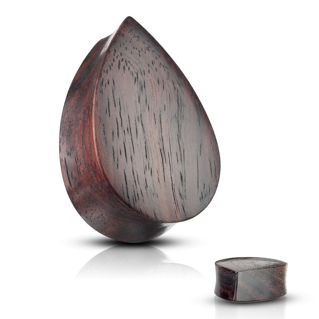 S4U Plug do ucha Sono wood - kapka (16 mm) - PL01237-16