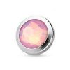 Microdermal piercing - opalit 5 mm (růžová, 5 mm)