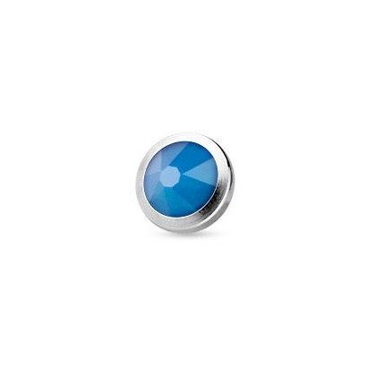 Microdermal piercing - opalit 5 mm (modrá, 5 mm)