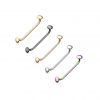 Snake Eyes piercing do jazyka 1,2 x 16 mm (růžové zlato)