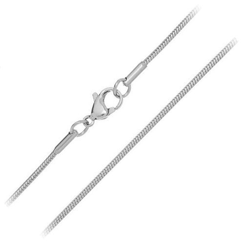 Levně S4U Ocelový řetízek - had tl. 2 mm (55 cm) - OPE1160-020-55