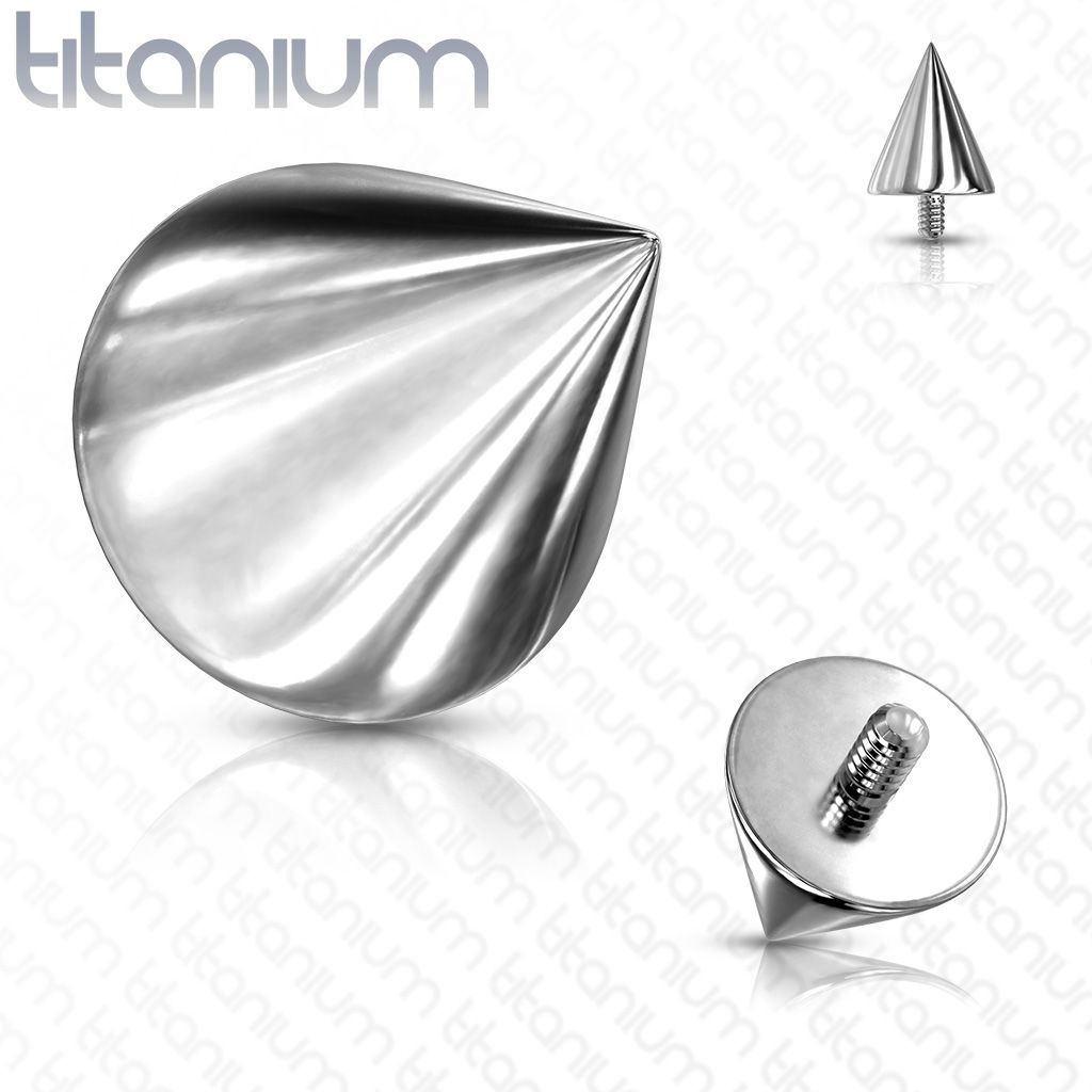 S4U Náhradní špička k labretě TITAN, závit 1,2 mm (3 x 3 mm) - TIT1068-0303