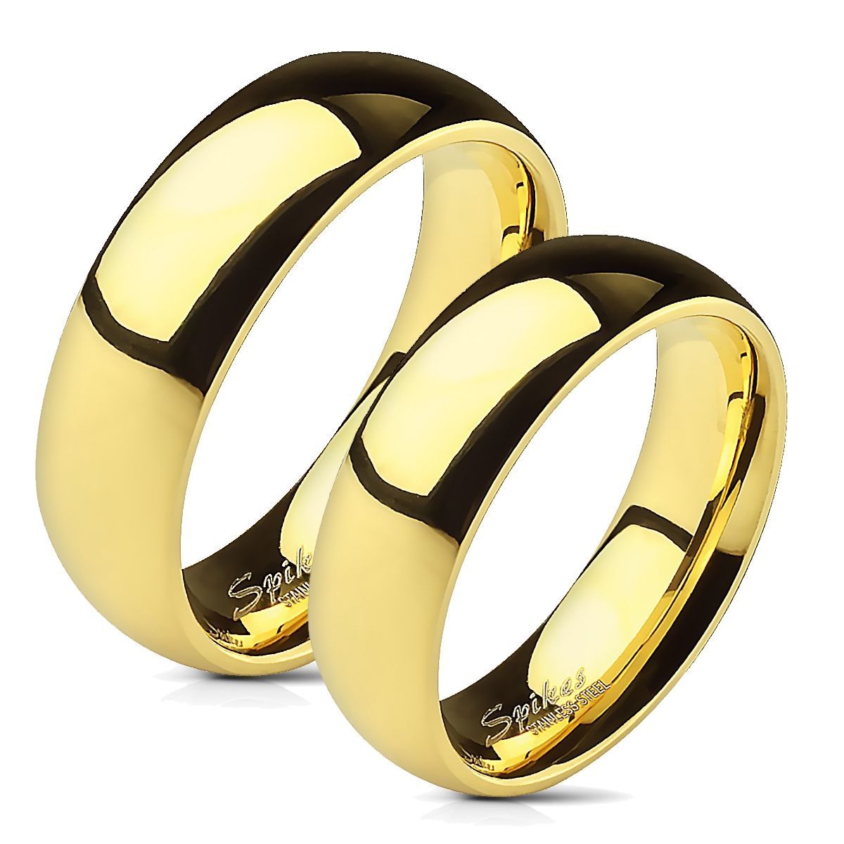 OPR1495 Snubní prsteny chirurgická ocel š. 6 mm - pár - OPR1495-6